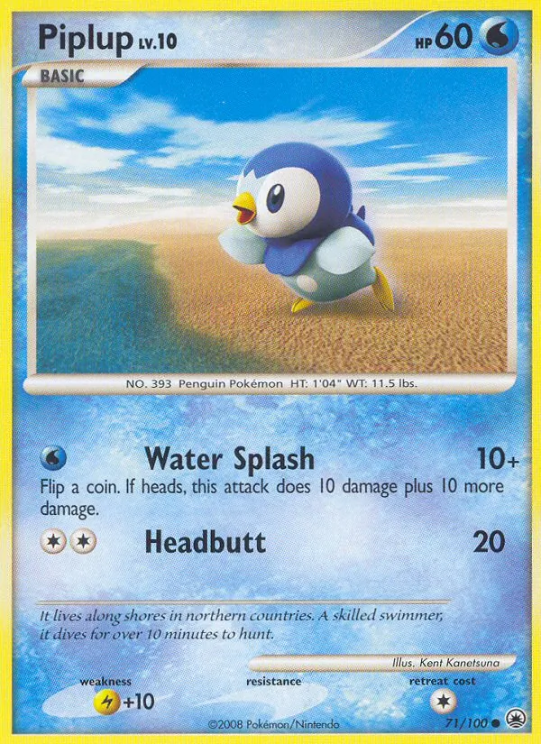 Piplup (Majestic Dawn #71/100)