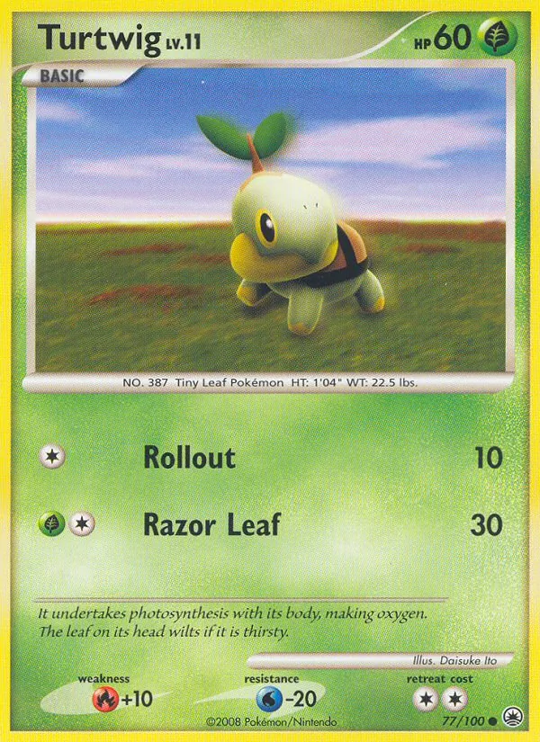 Turtwig (Majestic Dawn #77/100)