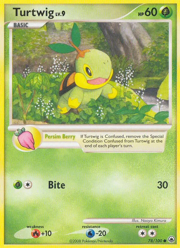 Turtwig (Majestic Dawn #78/100)