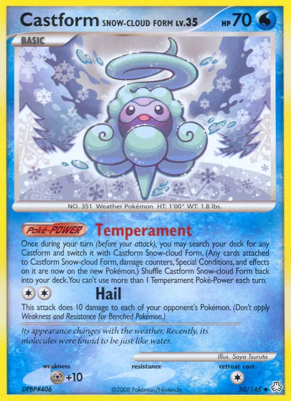 Castform Snow-cloud Form (Il Risveglio dei Miti #50/146)