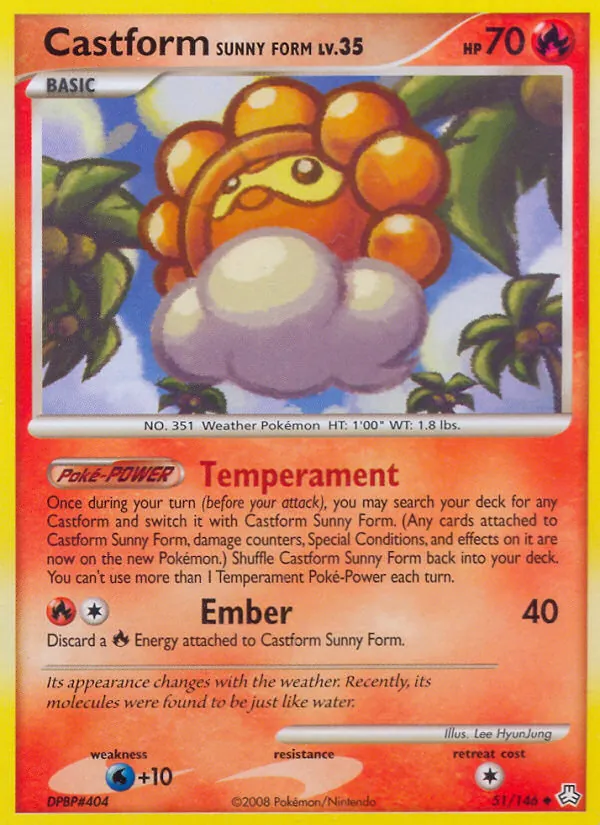 Castform Sunny Form (Legends Awakened #51/146)