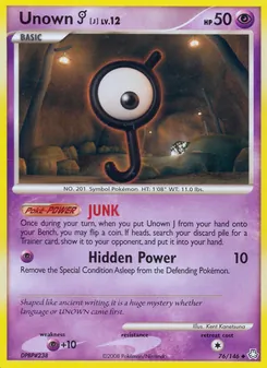 Unown J (Legends Awakened #76/146)