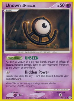 Unown U (Legends Awakened #78/146)