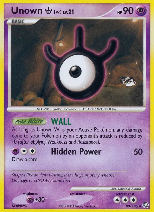 Unown W (Legends Awakened #80/146)