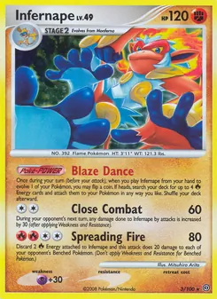 Infernape (Stormfront #3/100)