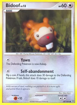 Bidoof (Stormfront #54/100)