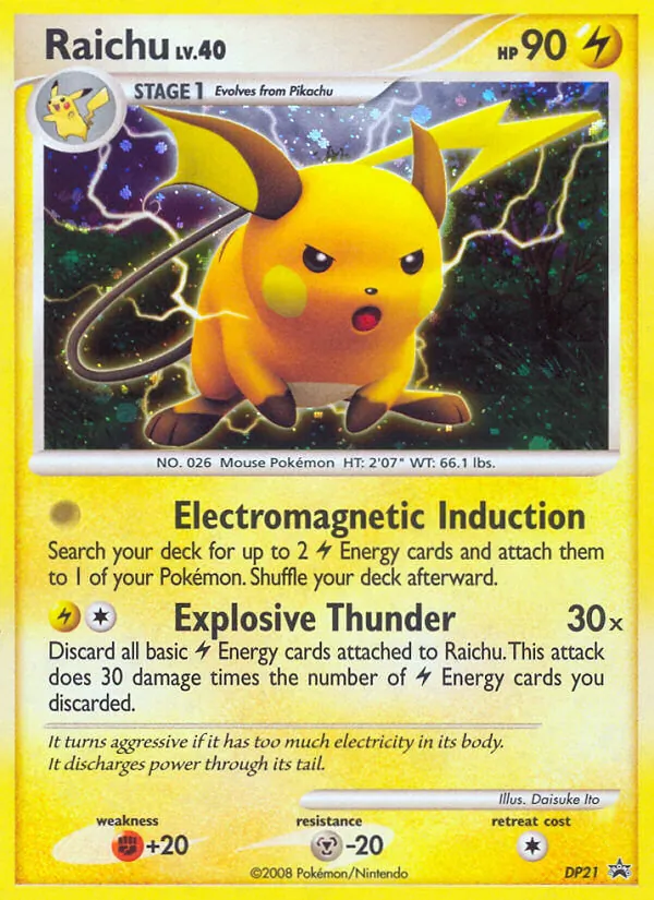 Raichu (Promo DP #DP21/56)