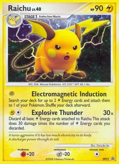 Raichu (DP Black Star Promos #DP21/56)