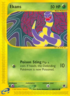Ekans (Expedition Base Set #108/165)
