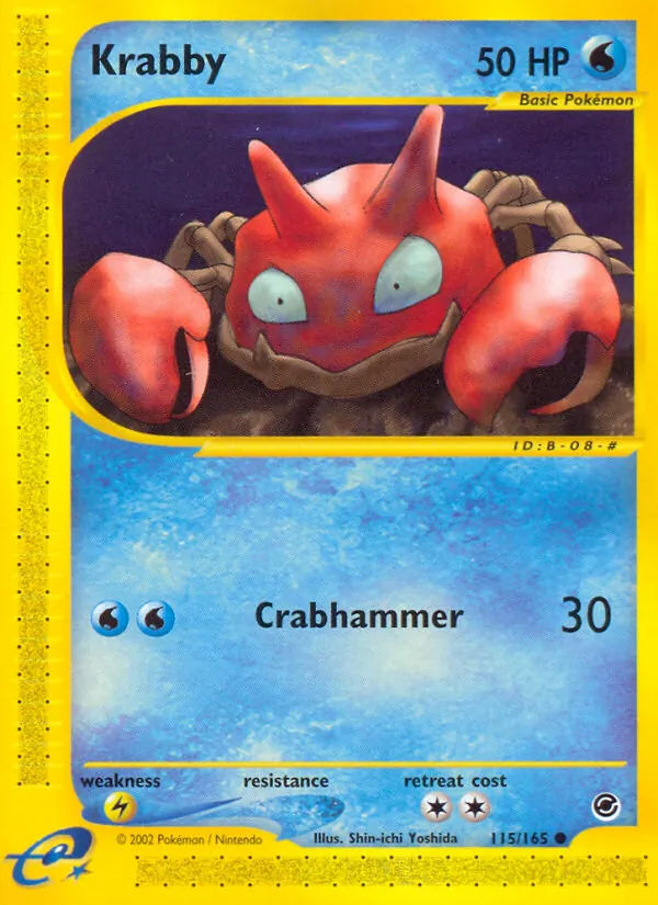 Krabby (Expedition Base Set #115/165)