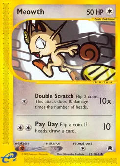 Meowth (Expedition Base Set #121/165)