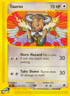 Tauros (Expedition Base Set #133/165)