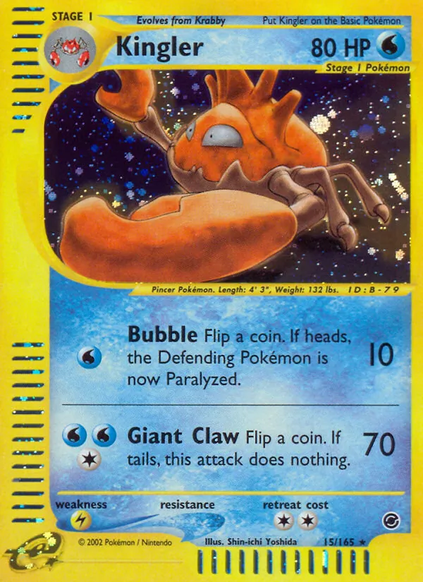 Kingler (Expedition Base Set #15/165)