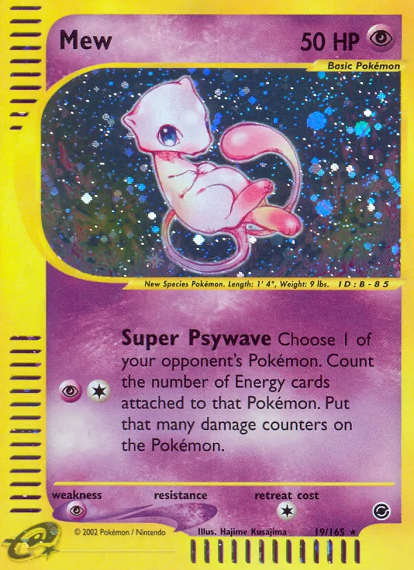 Mew (Expedition Base Set #19/165)