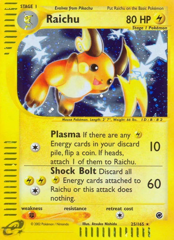 Raichu (Expedition Base Set #25/165)