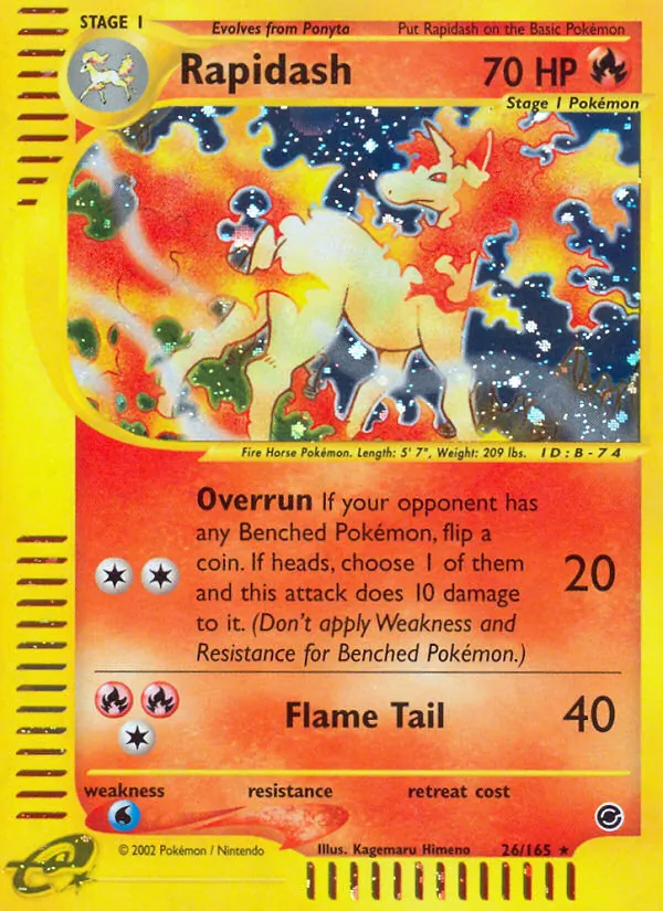 Rapidash (Expedition Base Set #26/165)
