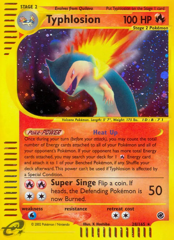 Typhlosion (Expedition Base Set #28/165)