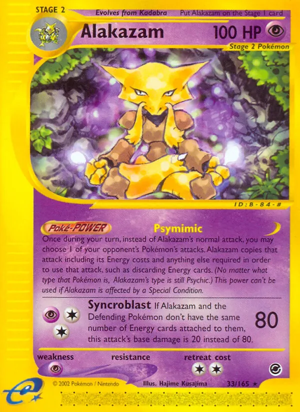 Alakazam (Expedition Base Set #33/165)