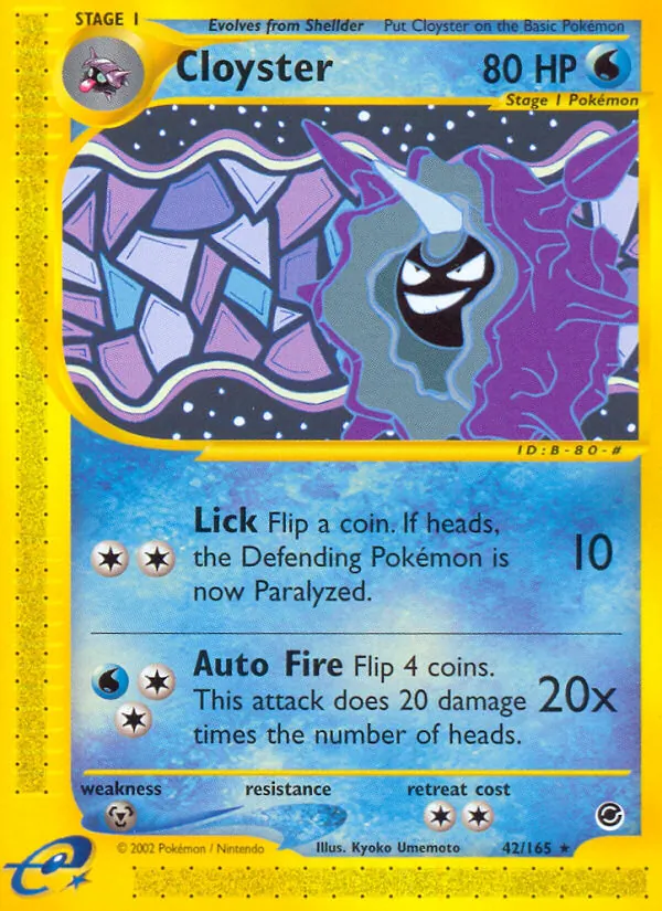 Cloyster (Expedition Base Set #42/165)