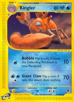Kingler (Expedition Base Set #50/165)