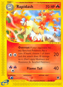 Rapidash (Expedition Set Base #62/165)