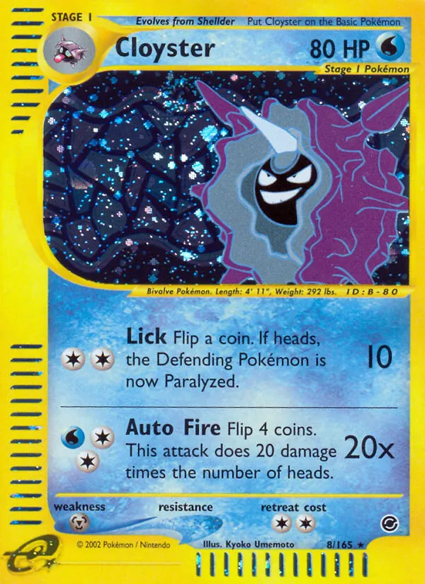 Cloyster (Expedition Base Set #8/165)