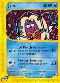 Jynx (Expedition Base Set #83/165)