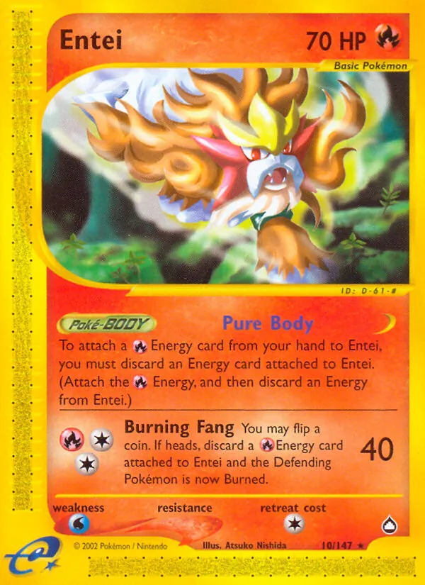 Entei (Aquapolis #10/147)