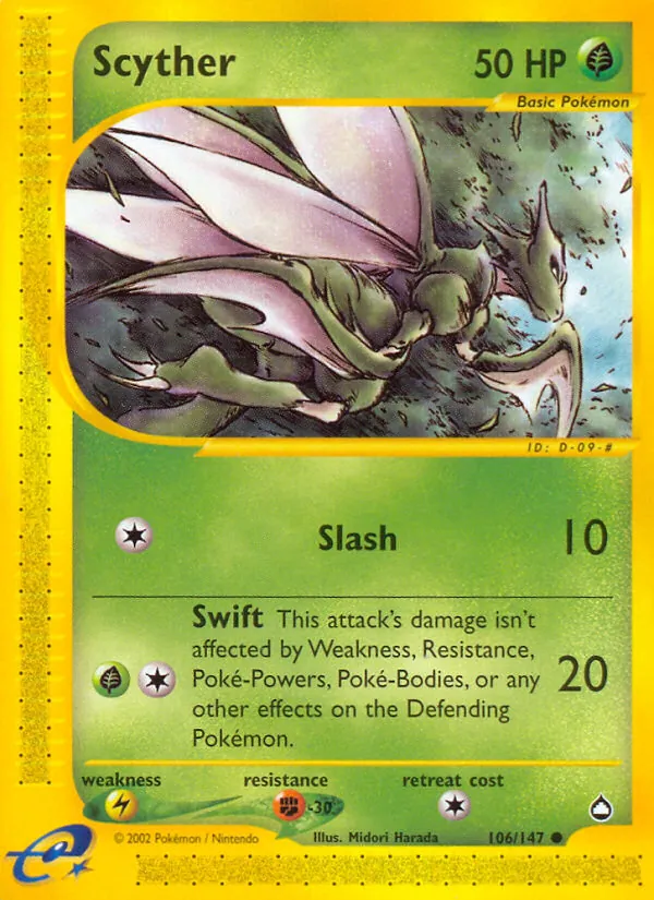 Scyther (Aquapolis #106/147)