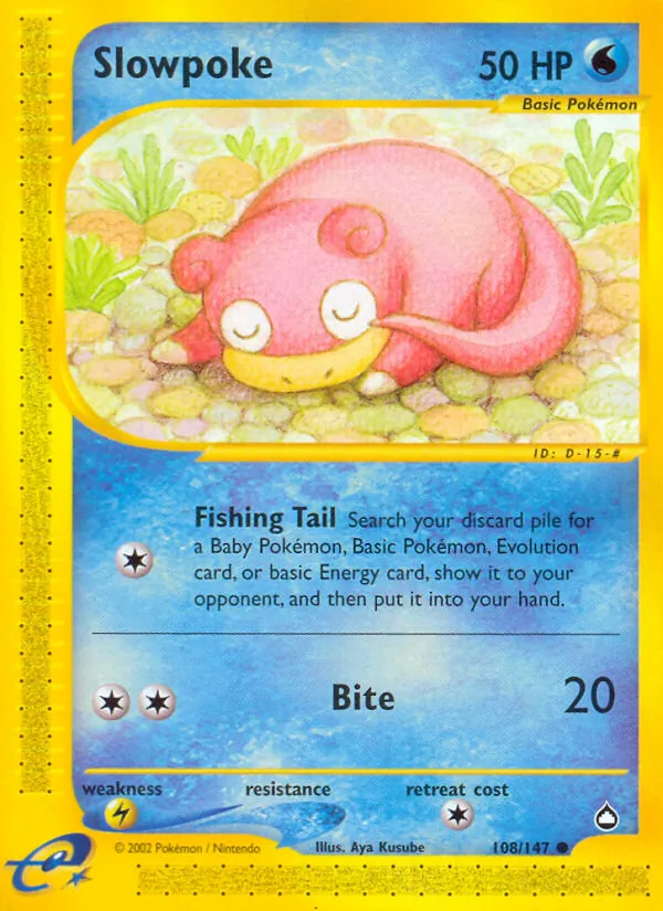 Slowpoke (Aquapolis #108/147)