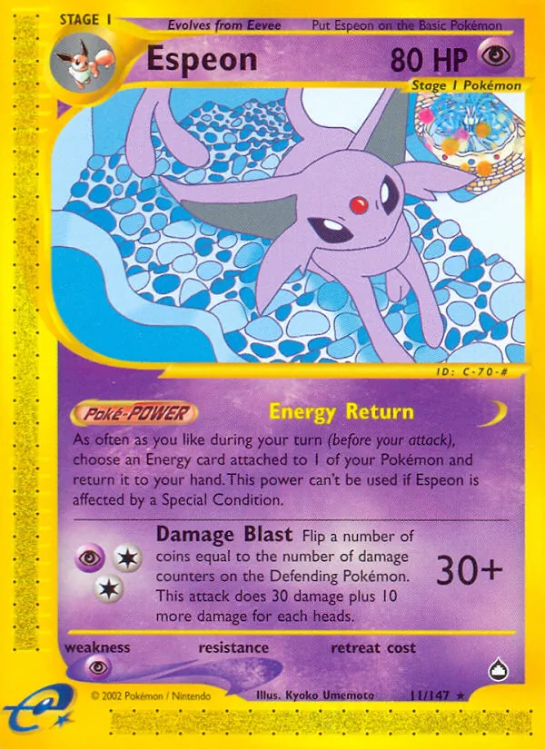 Espeon (Aquapolis #11/147)