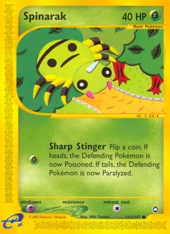 Spinarak (Aquapolis #111/147)