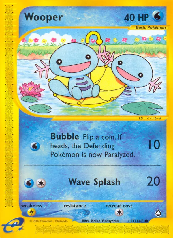 Wooper (Aquapolis #117/147)