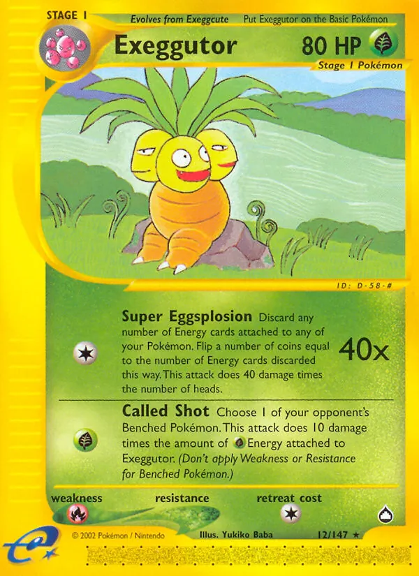 Exeggutor (Aquapolis #12/147)