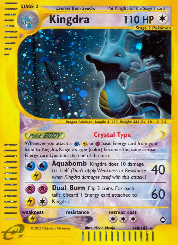 Kingdra (Aquapolis #148/147)