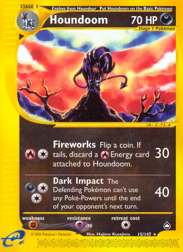 Houndoom (Aquapolis #15/147)