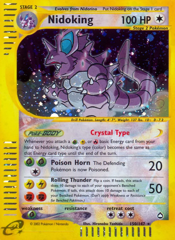 Nidoking (Aquapolis #150/147)