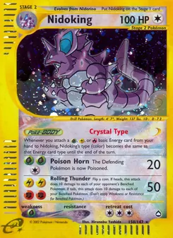 Nidoking (Aquapolis #150/147)