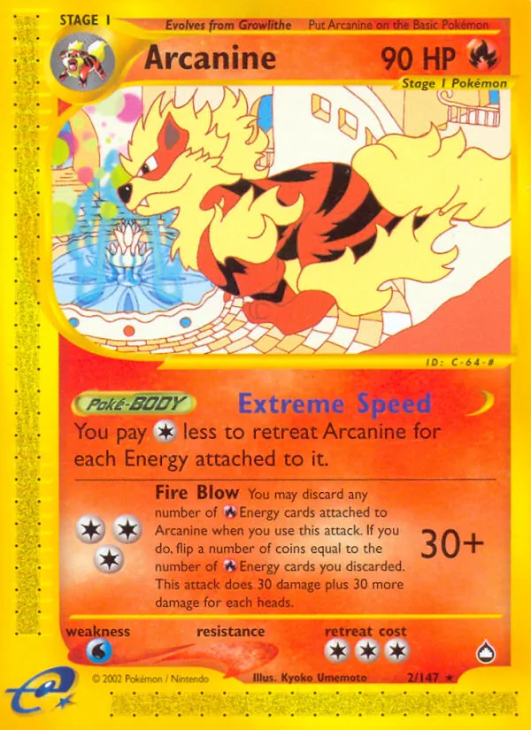 Arcanine (Aquapolis #2/147)