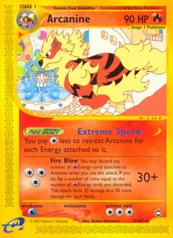Arcanine (Aquapolis #2/147)