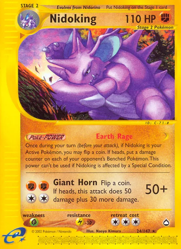 Nidoking (Aquapolis #24/147)