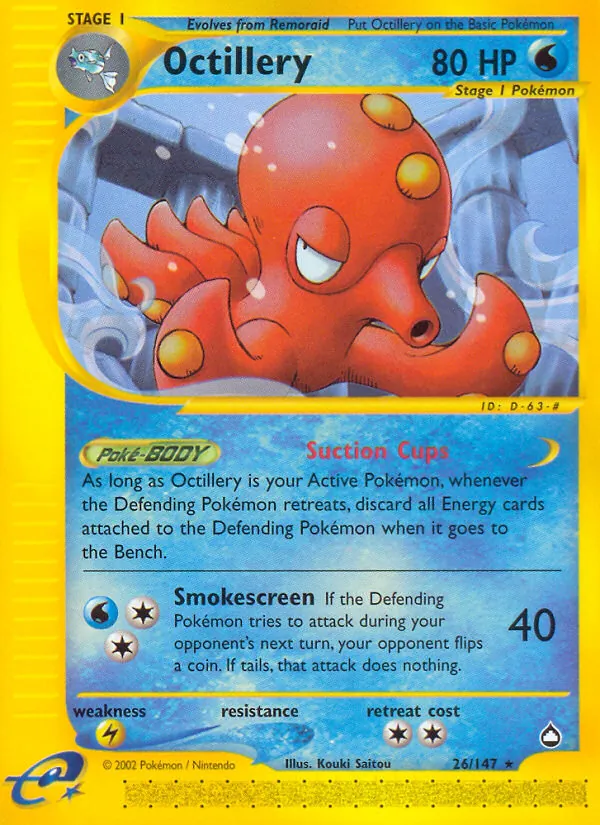 Octillery (Aquapolis #26/147)