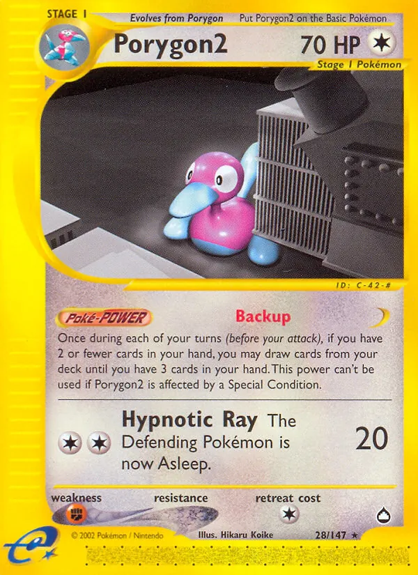 Porygon2 (Aquapolis #28/147)