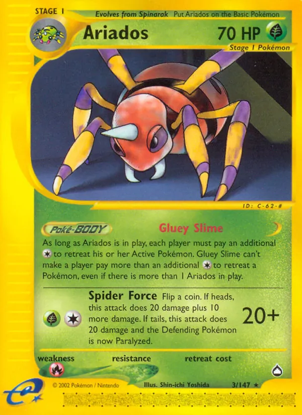 Ariados (Aquapolis #3/147)