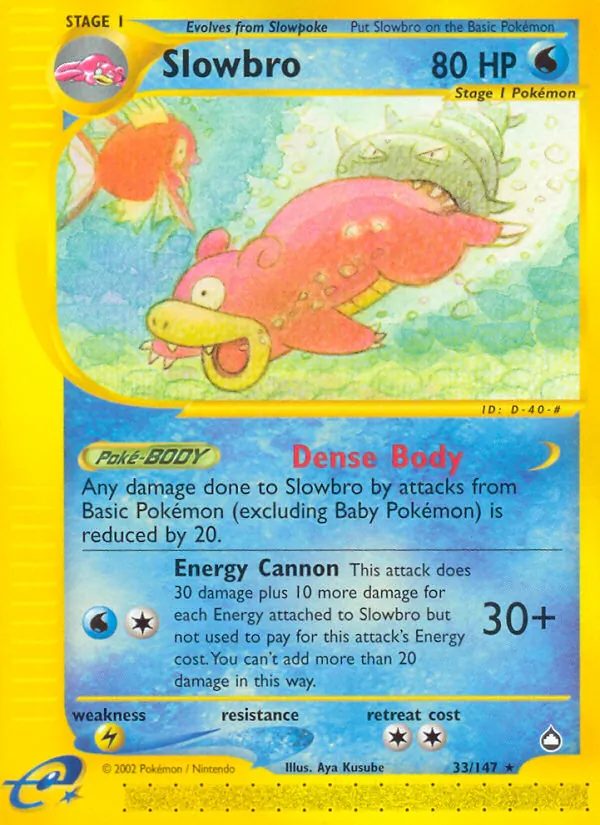 Slowbro (Aquapolis #33/147)