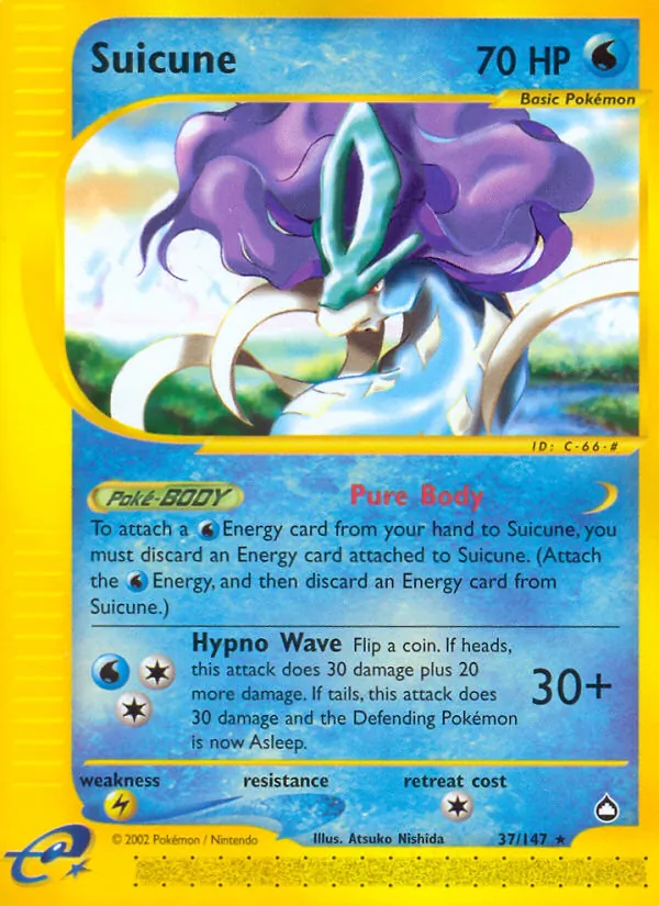 Suicune (Aquapolis #37/147)