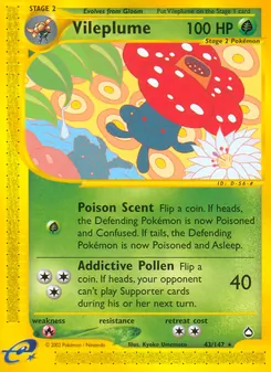 Vileplume (Aquapolis #43/147)
