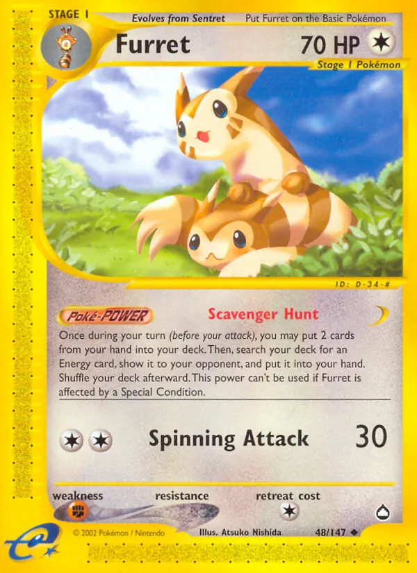 Furret (Aquapolis #48/147)
