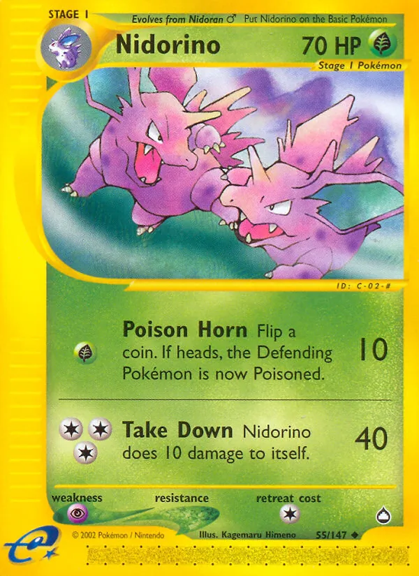 Nidorino (Aquapolis #55/147)