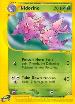 Nidorino (Aquapolis #55/147)
